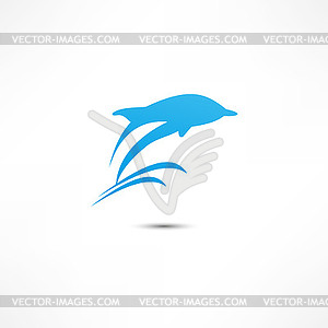 Dolphin - vector clipart
