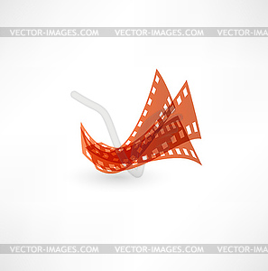 Film icon - royalty-free vector image