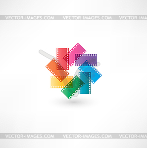 Film icon - vector clipart