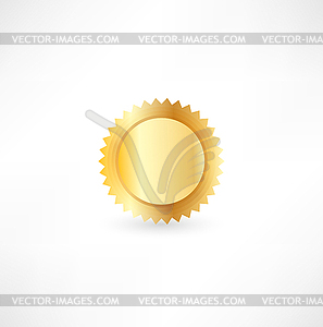 Gold Label - vector image