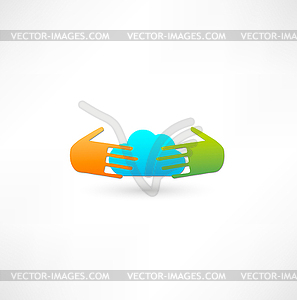 Cloud computing icon - vector image