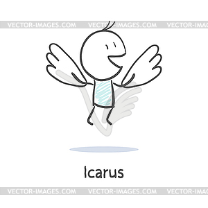 Icarus - vector image