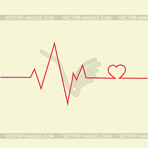 Cardiogram Icon - vector EPS clipart