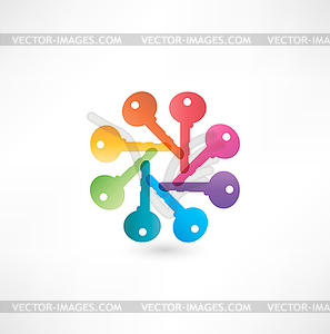 Key Icon - vector image