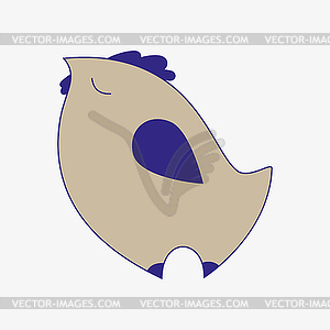 Петух Иконка - векторное изображение EPS