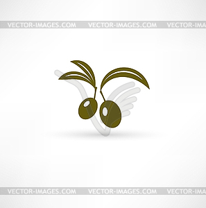 Olive icon - vector clip art