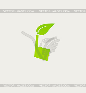 Green Factory - vector EPS clipart