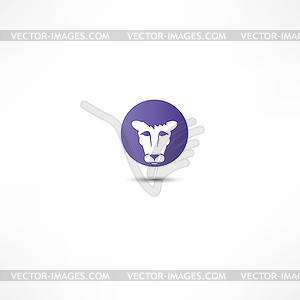 Lion Icon - vector image