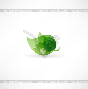 Eco Gear Icon - vector clipart