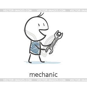 Mechanic - vector clipart