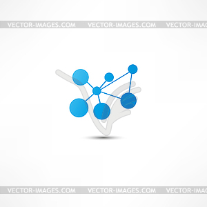 Molecule Icon - vector image