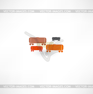 Tank car icon - vector EPS clipart