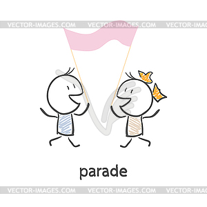 Parade - vector clipart