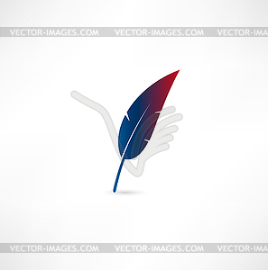 Feather pen - vector image