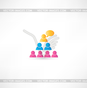 Successful business people - vector image