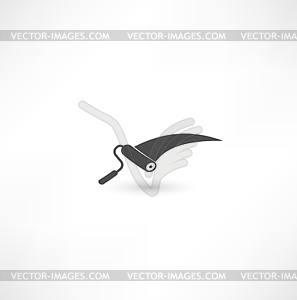 Paint roller icon - vector clip art