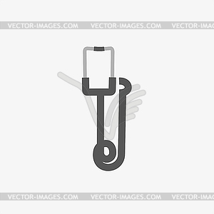 Stethoscope icon - vector clipart