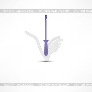 Screwdriver Icon - vector clipart