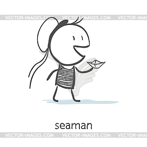 Seaman - vector clip art