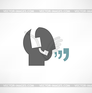 Headset Contact. Live Help. Support icon - vector image