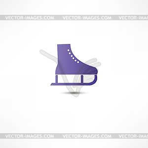 Skating Icon - vector clipart