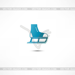 Skating Icon - vector clipart