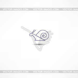 Snail Icon - vector clipart