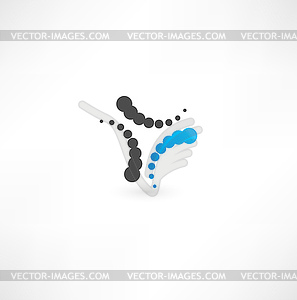 Business partners sign - vector image