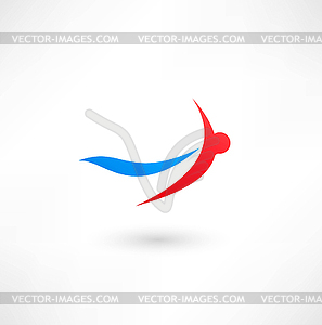 Superhero Иконка - иллюстрация в векторе