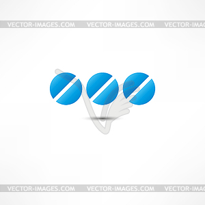 Medicine pills icon - vector clip art