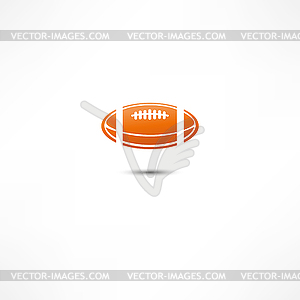 American Football icon - vector clipart