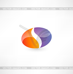Business abstract icon - vector clipart