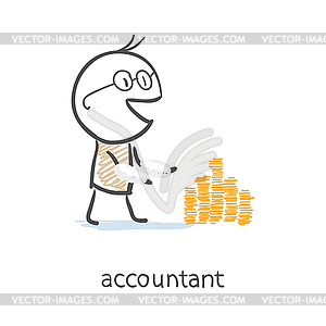 Accountant - vector image