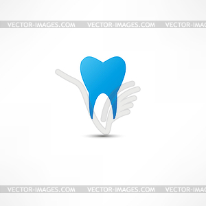 Tooth Icon - royalty-free vector image