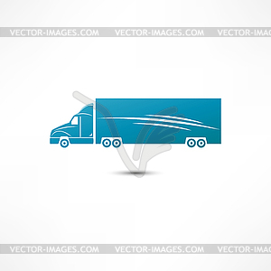 Truck Icon - vector EPS clipart