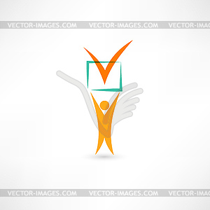 Choice icon - vector image