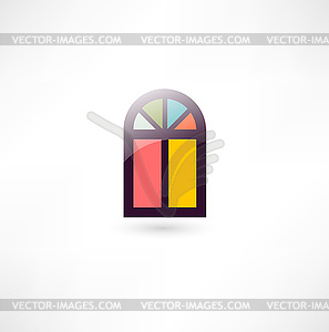 Window icon - vector image