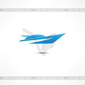 Yacht Icon - vector image