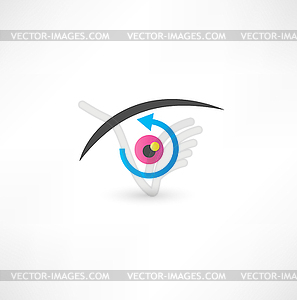 Eye icon - vector clipart / vector image