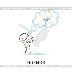 Relaxation - vector clip art