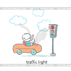 Traffic light - vector image