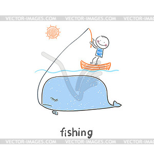 Fishing - vector clipart