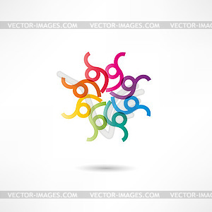 Business icon. Handshake. Transaction - vector clipart