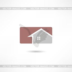 Real estate icon - vector image