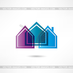 Real estate icon - vector image