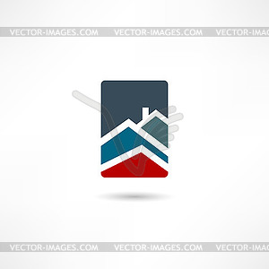 Real estate icon - vector image