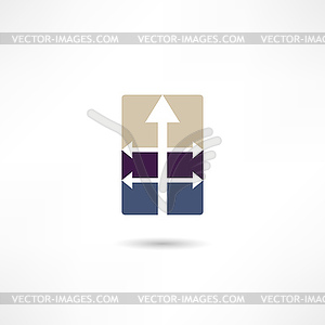 Arrow objects - vector image