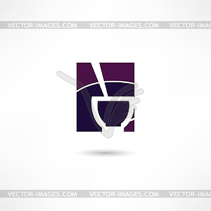 Чашка кофе - клипарт в векторном формате