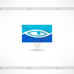 Eye icon - vector clipart