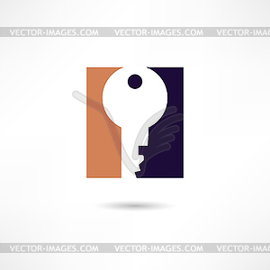 Real estate icon - vector clip art